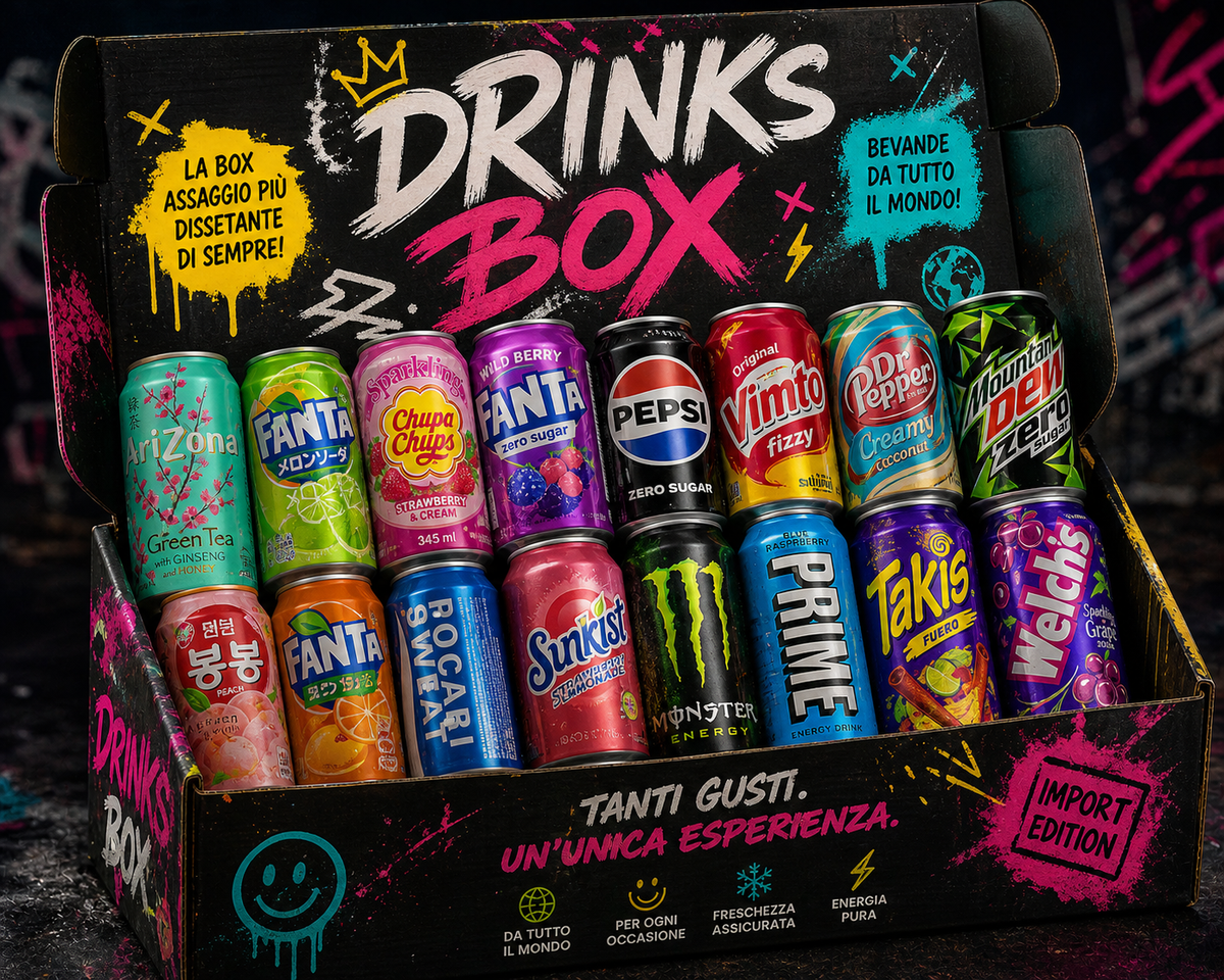 DRINK BOX - Mix super fresco di SOLO BEVANDE INTERNAZIONALI